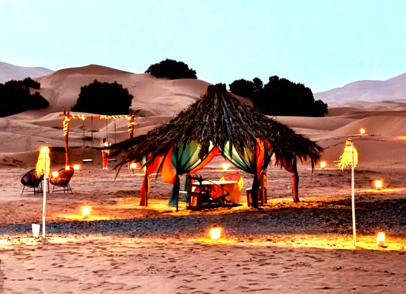 Bed and Breakfast Luxury Bedouin Camp Мерзуга Экстерьер фото